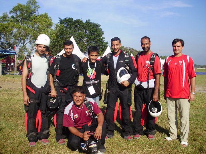 "Oman Parachuting Team and Me"